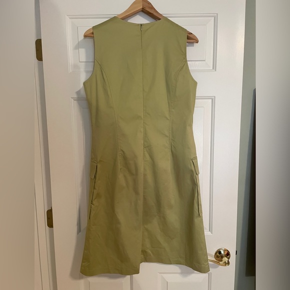 Citrine Canada Mod Chartreuse Shift Dress, 12 - Picture 4 of 4